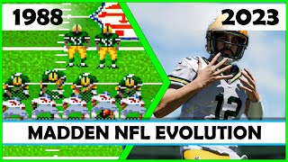 MADDEN NFL evolution 1988  2023 [upl. by Kara-Lynn]