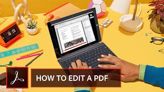 The basics of editing a PDF document in Adobe Acrobat Pro tutorial [upl. by Aikimat56]