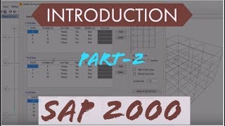 SAP 2000 Tutorial For Beginners Chapter 2 Introduction Part 2 [upl. by Saref832]