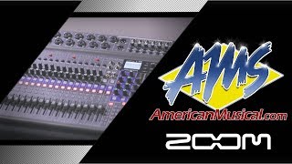 Zoom Livetrack L20 Overview  American Musical Supply [upl. by Hwu]