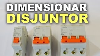 Como dimensionar disjuntor [upl. by Kciv]