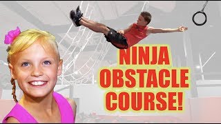 NInja Vs NInja Obstacle Course Ninja Kidz TV [upl. by Goddard189]