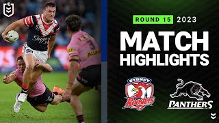 NRL 2023  Sydney Roosters v Penrith Panthers  Match Highlights [upl. by Juan892]