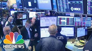 Stock Trading Halted After Markets Plunge At Market Open  NBC News [upl. by Odo]