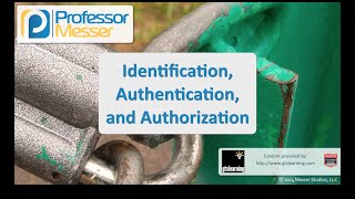 Identification Authentication and Authorization  CompTIA Security SY0401 52 [upl. by Petua]