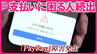 【「PayPay」システム障害】ランチタイム直撃 支払いできず… [upl. by Woodring660]