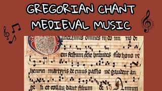 GREGORIAN CHANT MEDIEVAL MUSIC [upl. by Anelra629]