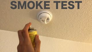 Testing Home Smoke Alarms with Smoke [upl. by Arbrab]