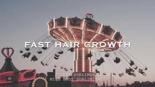 Immense Hair Growth in 5 Minutes  Subliminal Silent [upl. by Iraj67]