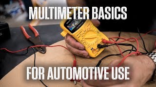 Multimeter basics for automotive use  Hagerty DIY [upl. by Adnilav85]