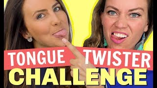 Tongue Twister Pronunciation Challenge 😝 [upl. by Janel]