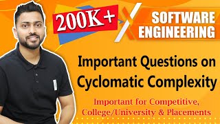 Question on Cyclomatic Complexity  Software Engg [upl. by Anirdua]