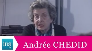 Andrée Chedid à la semaine de la poésie  Archive INA [upl. by Benito]