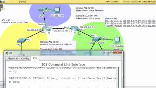 Standard Access List ACL for the Cisco CCNA  Part 3 [upl. by Horatius545]