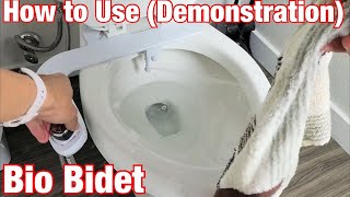 Bio Bidet How to Use with Demonstration [upl. by Phillipe]