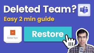 HOW TO Find amp RESTORE Missing Deleted Class Teams  Microsoft Teams [upl. by Mathew521]