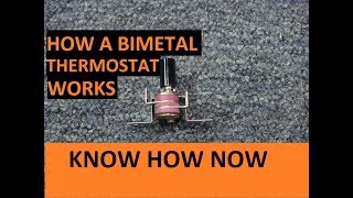 How Does a Bimetal Thermostat Work [upl. by Atikahc352]