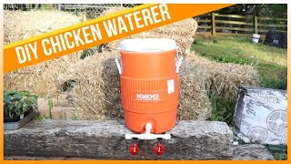 DIY Chicken Waterer [upl. by Lerrad]