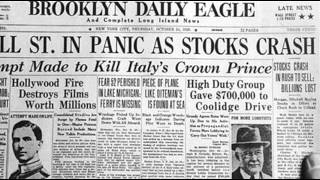 24th October 1929 Wall Street Crash begins on Black Thursday [upl. by Notned83]