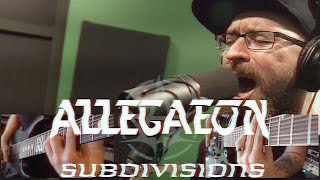 Allegaeon  Subdivisions RUSH COVER [upl. by Eilyw]