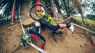 Crazy Insane Downhill Fails MTB Compilation [upl. by Ecnerrot347]