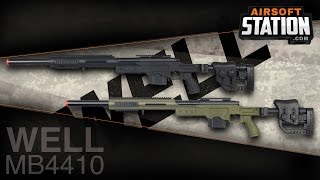 Well MB4410 Airsoft Sniper Rifle  Bolt Action  Overview [upl. by Yme]