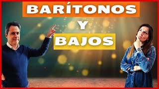 BARÍTONOS y BAJOS cuántos TIPOS de BARÍTONOS y BAJOS hay 😁 [upl. by Baynebridge]