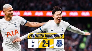 TOTTENHAM HOTSPUR 21 EVERTON  EXTENEDED PREMIER LEAGUE HIGHLIGHTS [upl. by Einafets187]