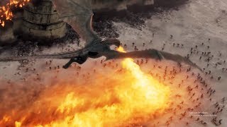 Daenerys Revenge and Attacks Kings Landing HD [upl. by Hgielrebma980]