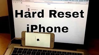 Hard reset iphone 6s 6s plus SE 6 6  plus 5s 5c5 4s4 reset to factory settings [upl. by Marchelle]