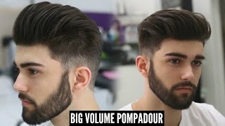 BIG VOLUME POMPADOUR  NEW BEST MENS HAIRSTYLE FOR 2025  TUTORIAL [upl. by Nil]