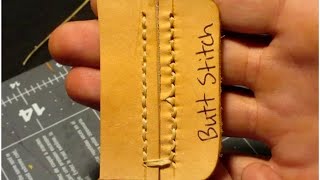 7 Different Ways to Stitch Leather by Hand [upl. by Kast]