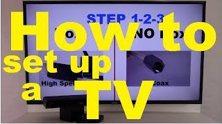 How to set up a TV [upl. by Herby]