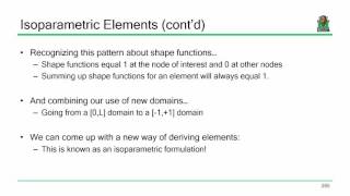 ENGR 570 Lecture 13 Isoparametric Formulations 20160225 [upl. by Pare]