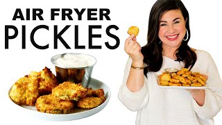 Air Fryer Fried Pickles Recipe [upl. by Groos]