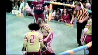 1973 Roller Derby Pioneers vs Renegdes 2nd Half [upl. by Sessler]