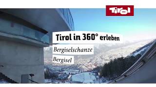 Skisprungschanze Bergisel Skispringen Innsbruck  360°⛷ [upl. by Ralyks]