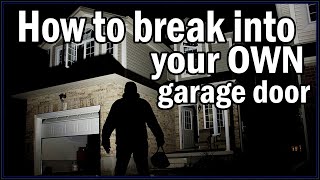 How to break into your OWN garage [upl. by Brogle]