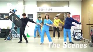 Hospital Playlist Season 2 cast dancing BTS SONG GO GO [upl. by Ellahcim91]