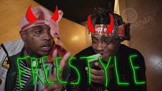 Ski Mask amp Juice WRLD  EVIL TWINS Freestyle [upl. by Atilol]