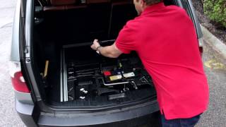 How to Access and Remove the Spare Tire in a BMW X3 E83 [upl. by Maupin]