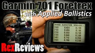 Garmin Foretrex 701 BALLISTIC EDITION  Military GPS  Rex Reviews [upl. by Thorncombe]