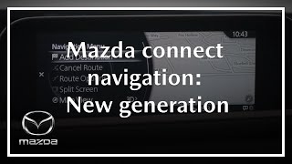 How to use Mazda Connect Navigation  New generation [upl. by Nirot649]