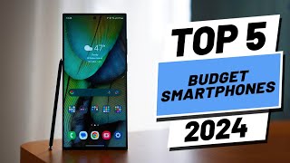 Top 5 BEST Budget Smartphones in 2024 [upl. by Benji]