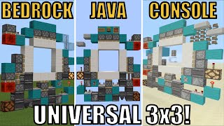 The BEST 3x3 Piston Door In Minecraft JavaBedrockConsole [upl. by Maximilian133]