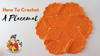 How To Crochet A Placemat  Doily [upl. by Eivlys378]