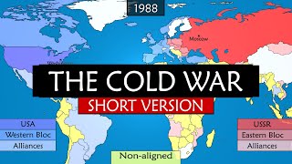 The Cold War  Summary on a Map [upl. by Coralyn606]