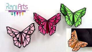 MARIPOSA ORIGAMI marcapáginas  DIY  ORIGAMI BUTTERFLY bookmark [upl. by Jaquenette]