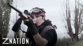 Z NATION  Season 3 Episode 1 Grindhouse Style  SYFY [upl. by Belier]