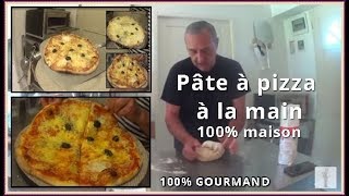 Vraie pâte à pizza italienne à la main [upl. by Mullins]